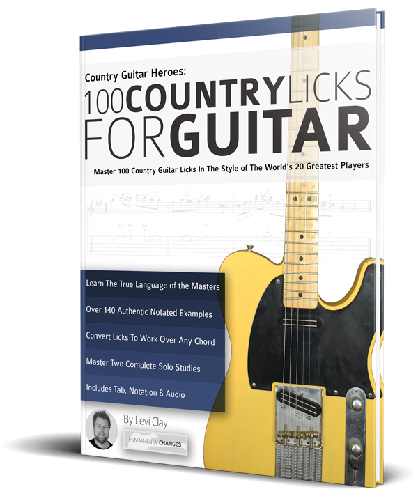 100 Country Licks For Guitar Fundamental Changes Music